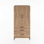 Woodntry Modular Cabinet Pine 88x44x170 cm with Doors and Drawers KC14-3