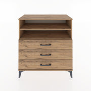 Woodntry Modüler Şifonyer Çam 88x44x84 cm Çekmeceli ve Raflı CR17-3