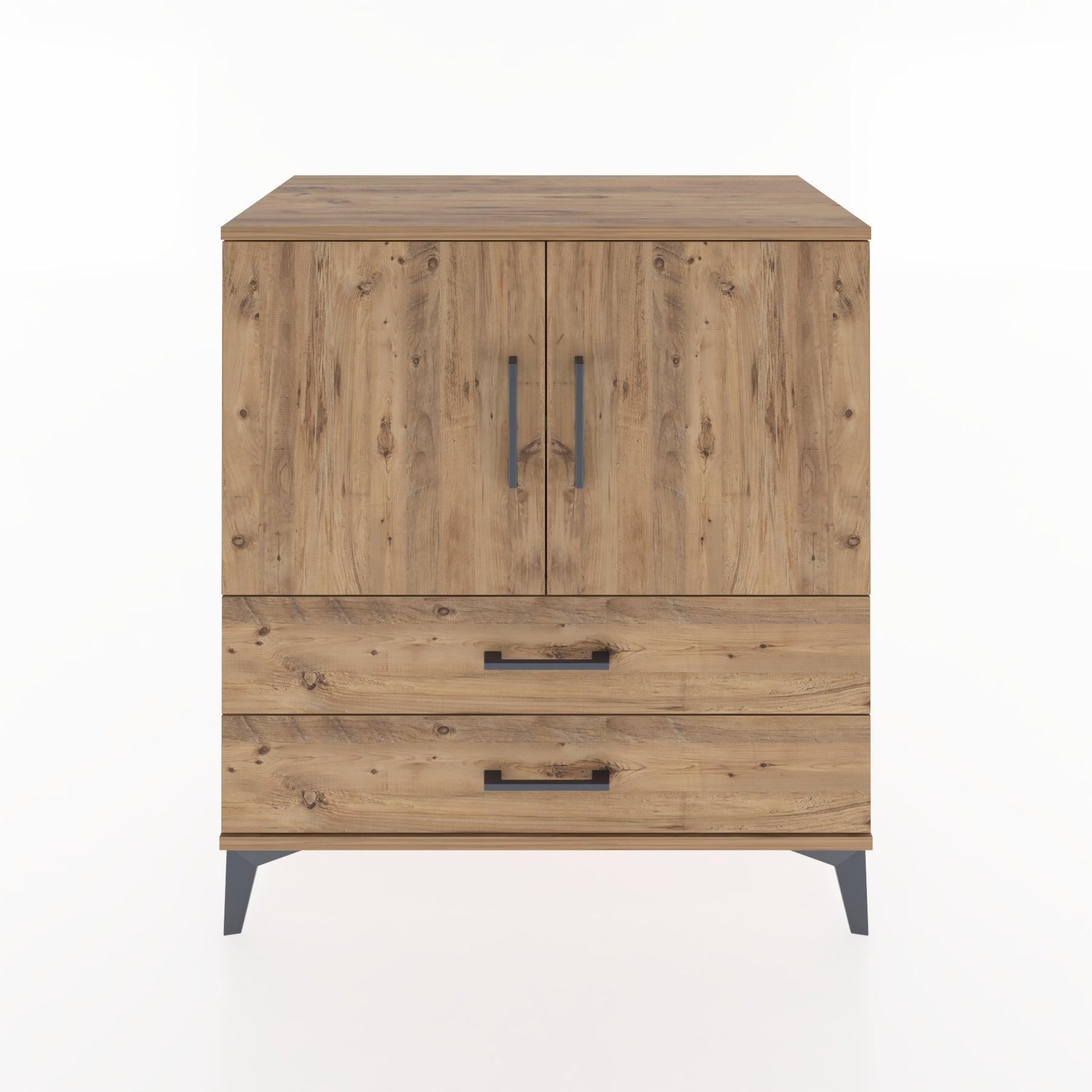 Woodntry Modular Dresser Pine 88x44x84 cm with Cover and Drawer KC23-3
