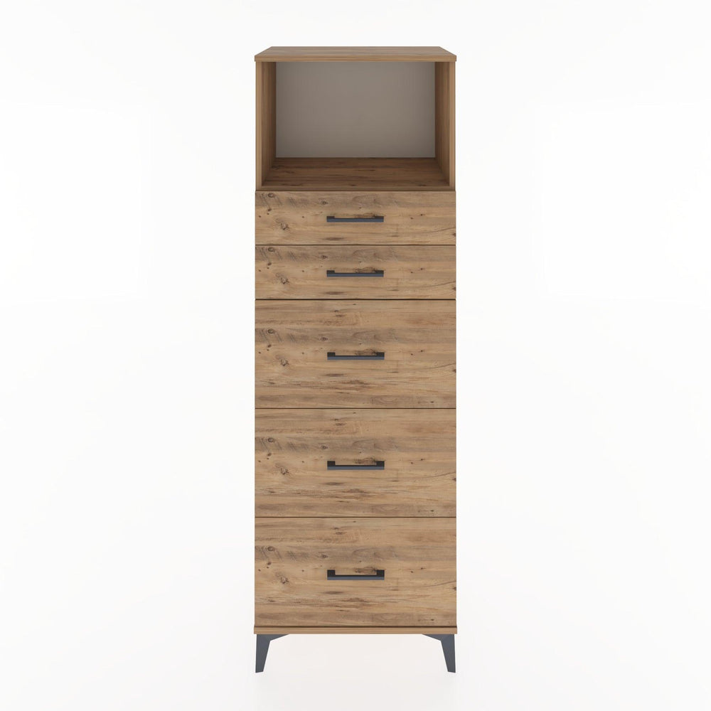 Woodntry Modular Cabinet Pine 60x44x170 cm with Drawers and Shelves CR49-3
