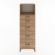 Woodntry Modüler Dolap Çam 60x44x170 cm Çekmeceli ve Raflı CR49-3