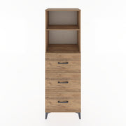 Woodntry Modüler Dolap Çam 60x44x170 cm Çekmeceli ve Raflı CR51-3