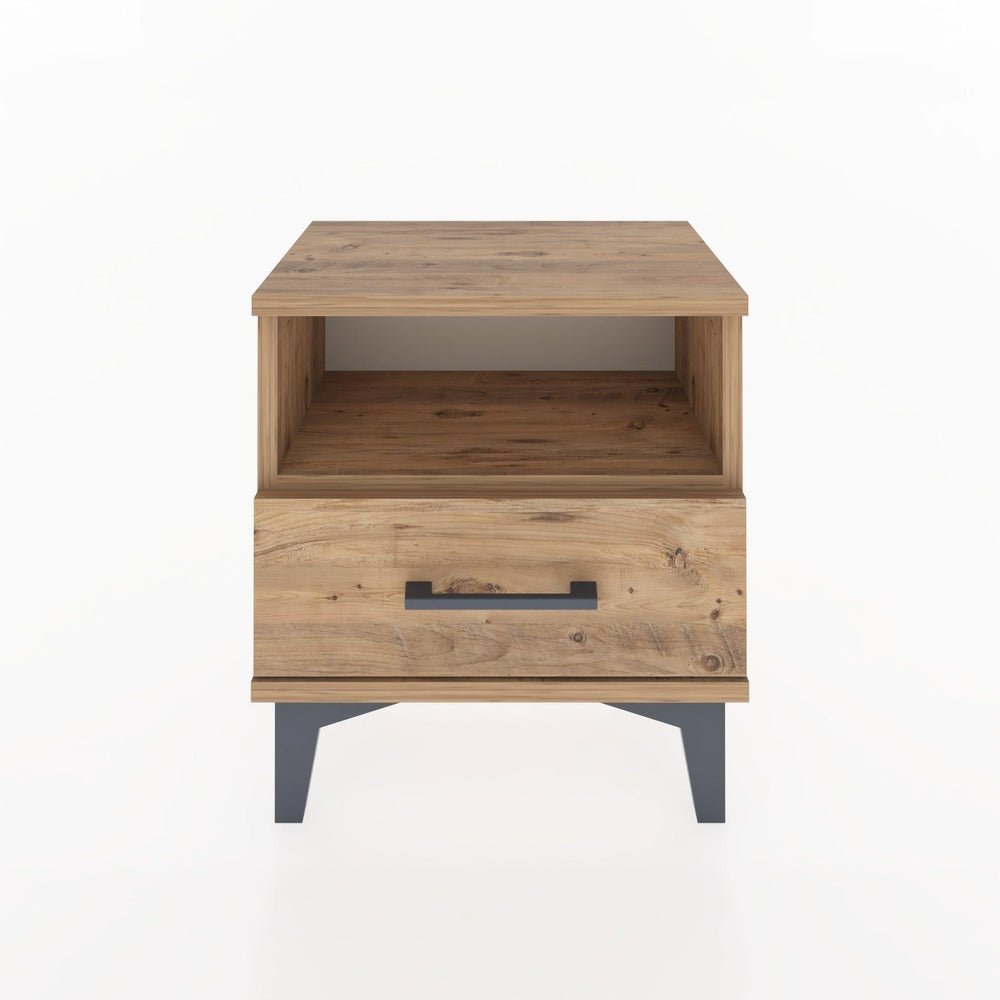 Woodntry Modüler Komodin Raf ve Çekmece 44x30x36 cm Çam - Woodntry