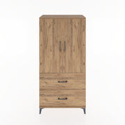 Woodntry Modular Cabinet Pine 88x44x170 cm with Doors and Drawers KC21-3