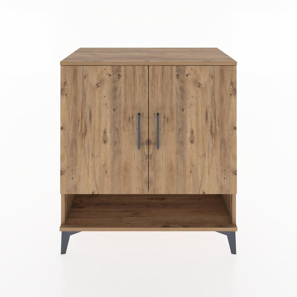 Woodntry Modüler Şifonyer Çam 88x44x84 cm Kapaklı ve Raflı KR74-3