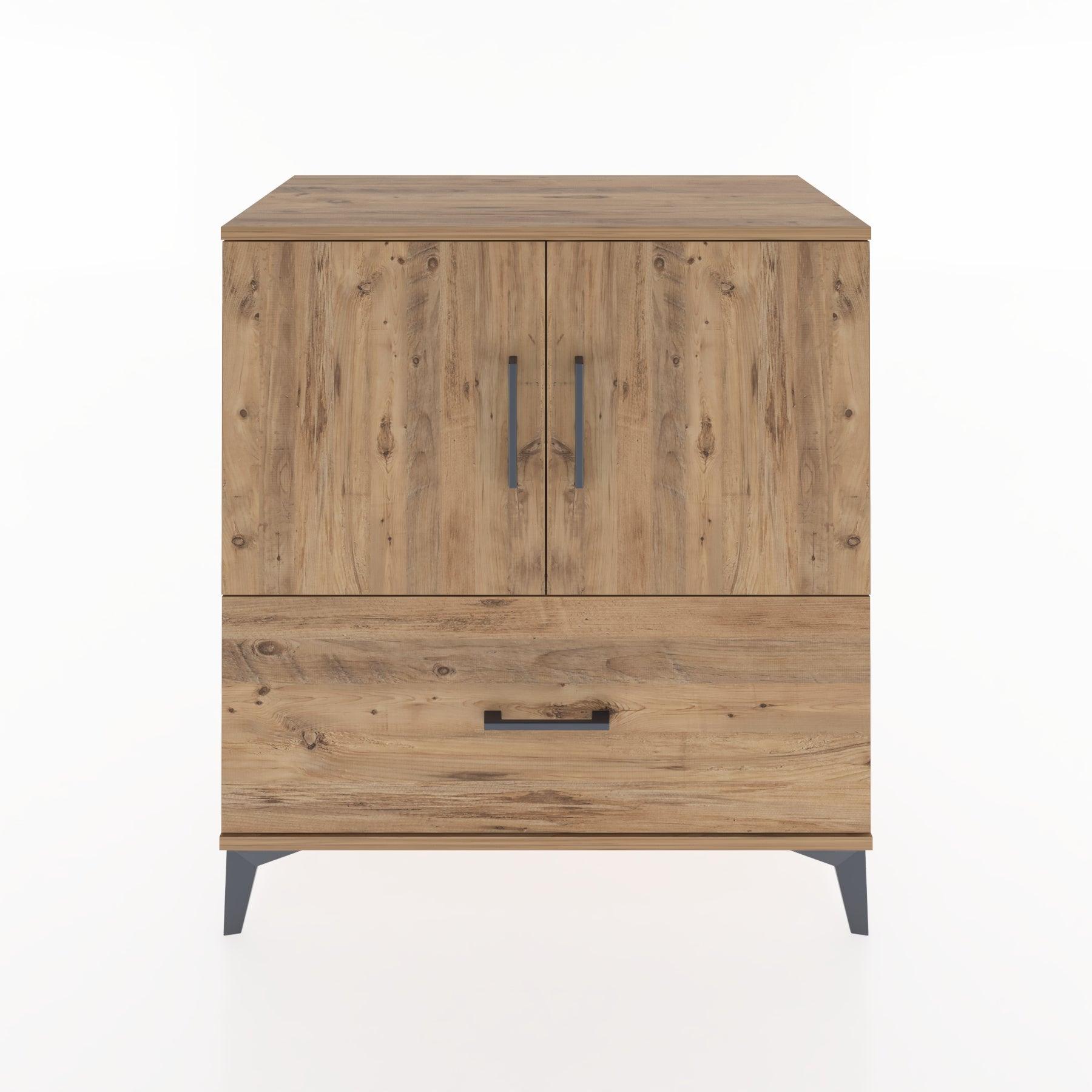 Woodntry Modular Dresser Pine 88x44x84 cm with Cover and Drawer KC48-3