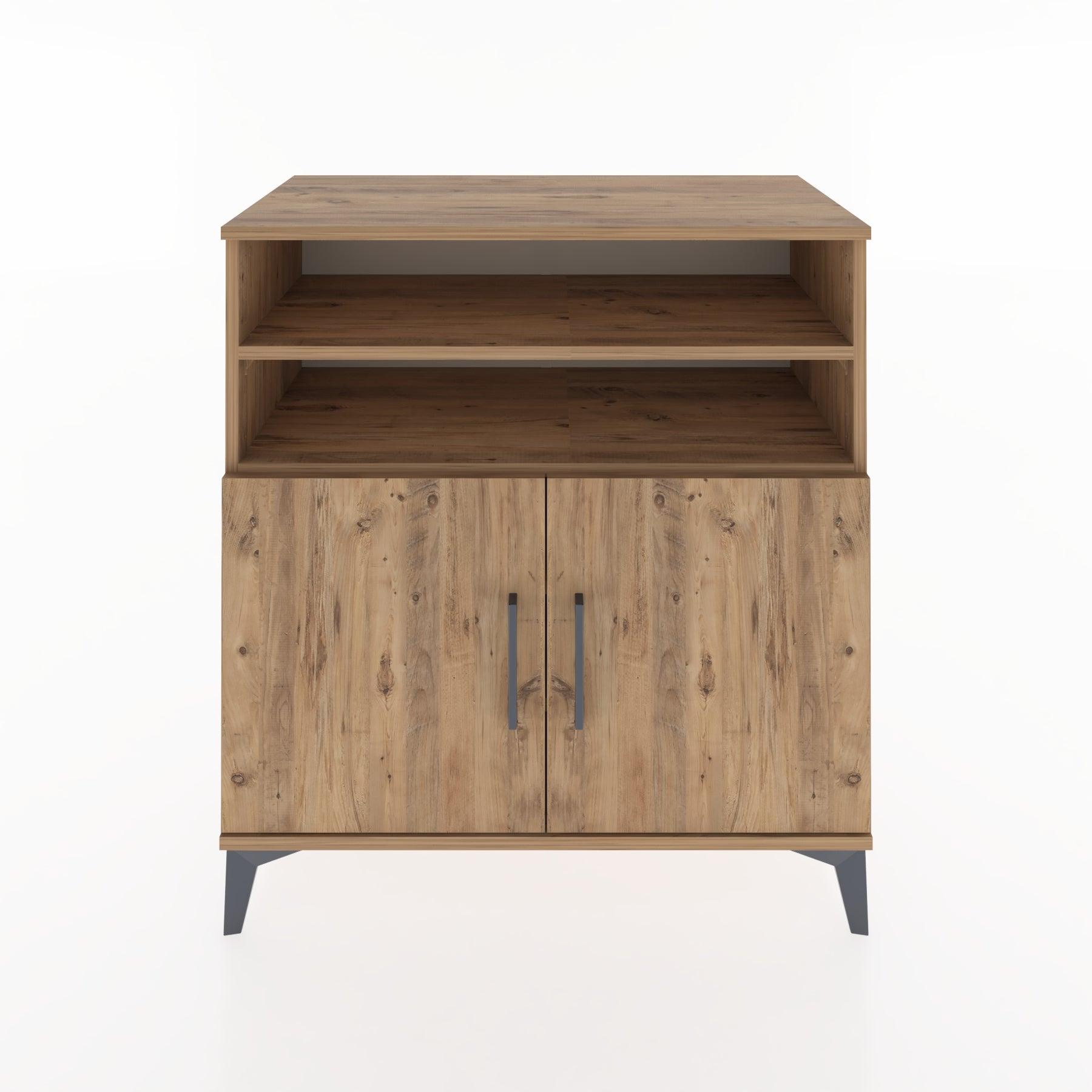 Woodntry Modular Dresser Pine 88x44x84 cm with Cover and Shelf KR37-3