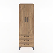 Woodntry Modular Cabinet Pine 60x44x170 cm with Doors and Drawers KC28-3