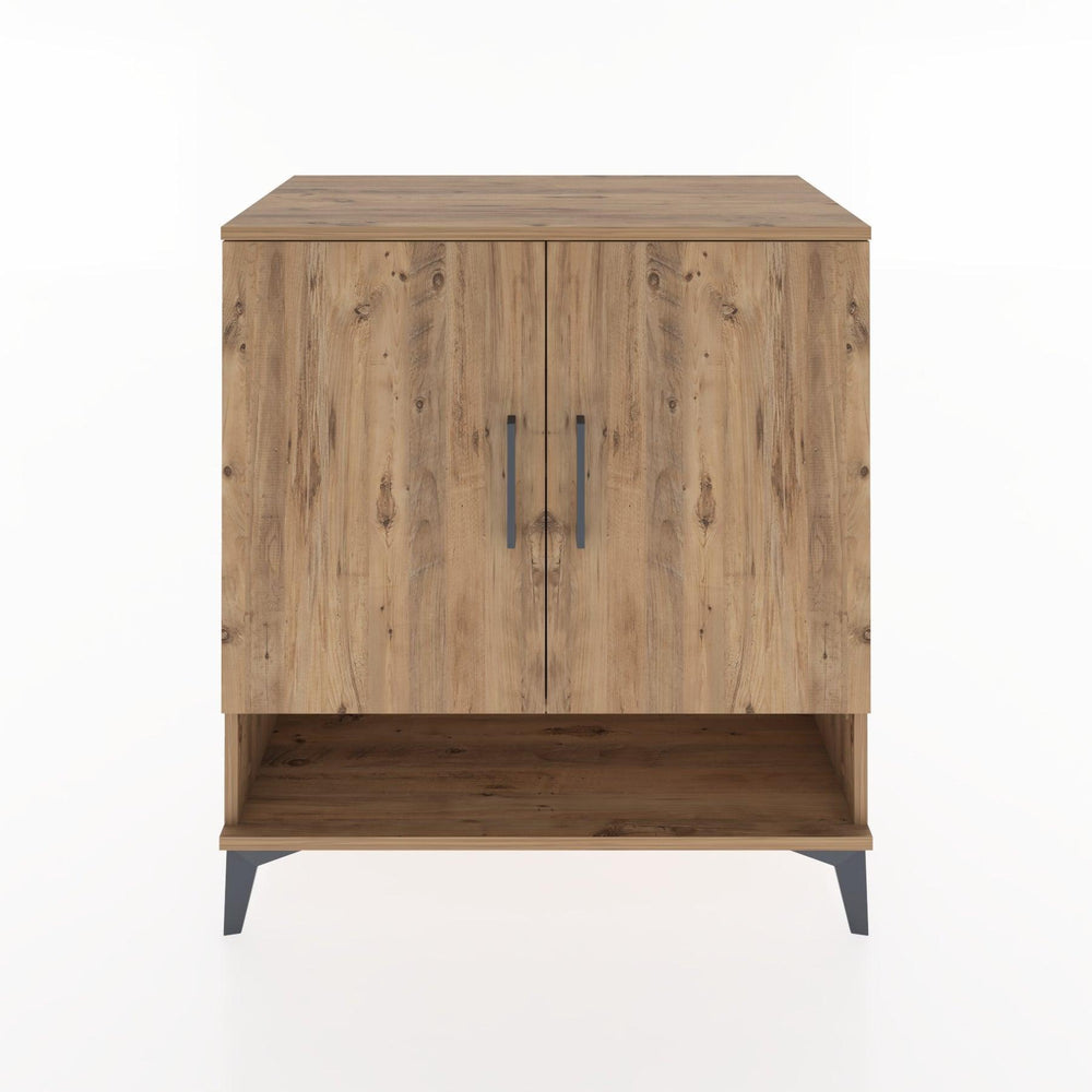 Woodntry Modüler Şifonyer Çam 88x44x84 cm Kapaklı ve Raflı KR76-3