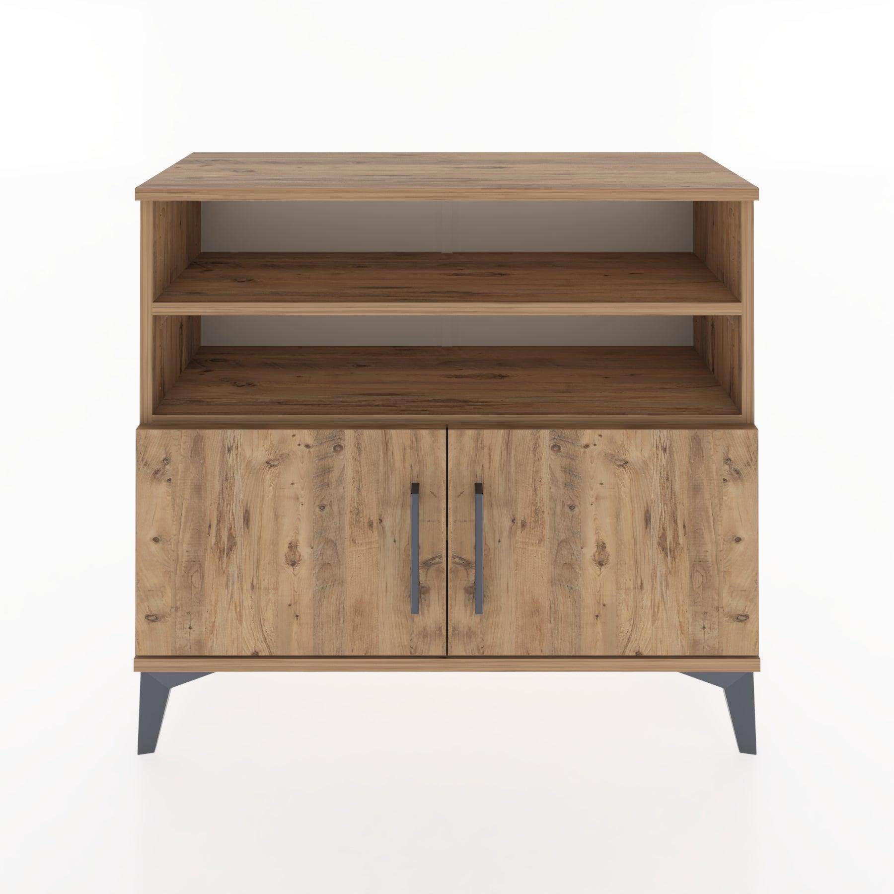 Woodntry Modüler Şifonyer Çekmece Raf Kapaklı 88x30x68 cm Aytaşı - Woodntry