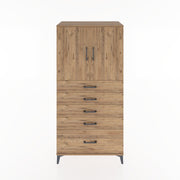 Woodntry Modular Cabinet Pine 88x44x170 cm with Doors and Drawers KC12-3
