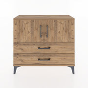 Woodntry Modüler Şifonyer Kapak ve Çekmeceli T1 88x30x94 cm Çam - Woodntry