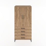 Woodntry Modular Cabinet Pine 88x44x170 cm with Doors and Drawers KC27-3