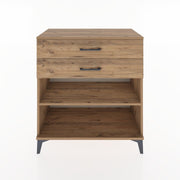 Woodntry Modüler Şifonyer Çam 88x44x84 cm Çekmeceli ve Raflı CR14-3