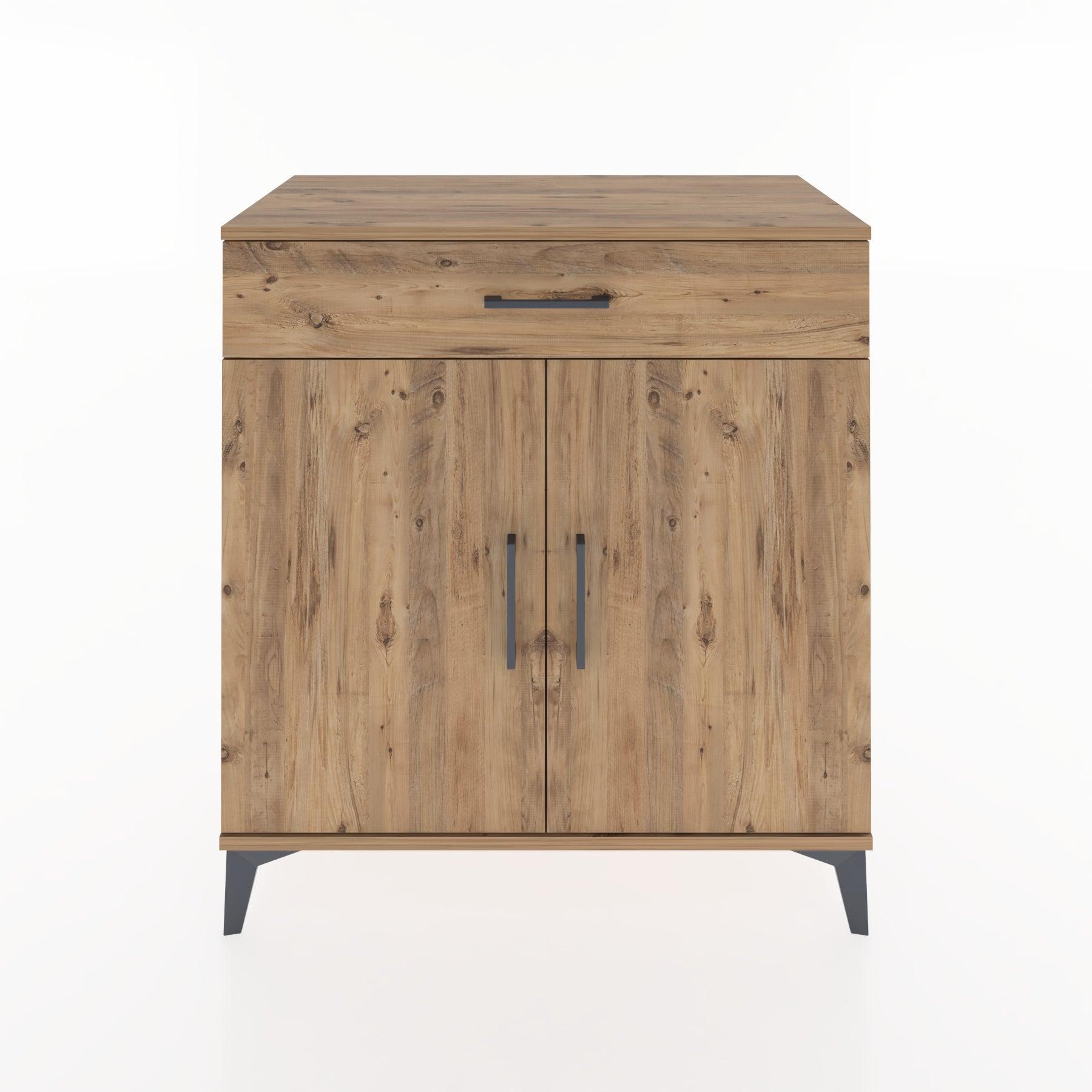 Woodntry Modular Dresser Pine 88x44x84 cm with Cover and Drawer KC81-3