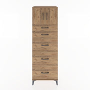 Woodntry Modular Cabinet Pine 60x44x170 cm with Doors and Drawers KC22-3