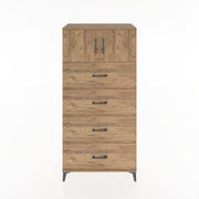 Woodntry Modular Cabinet Pine 88x44x170 cm with Doors and Drawers KC25-3