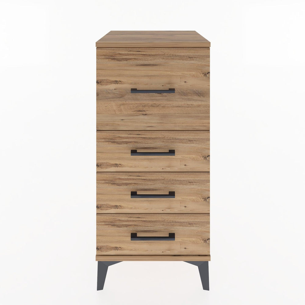 Woodntry Modular Nightstand Pine 44x44x84 cm Drawer C1-3