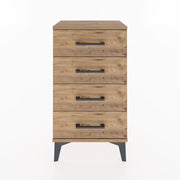 Woodntry Modüler Komodin 4 Çekmeceli 44x30x68 cm Çam - Woodntry