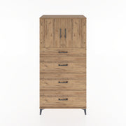 Woodntry Modular Cabinet Pine 88x44x170 cm with Doors and Drawers KC23-3