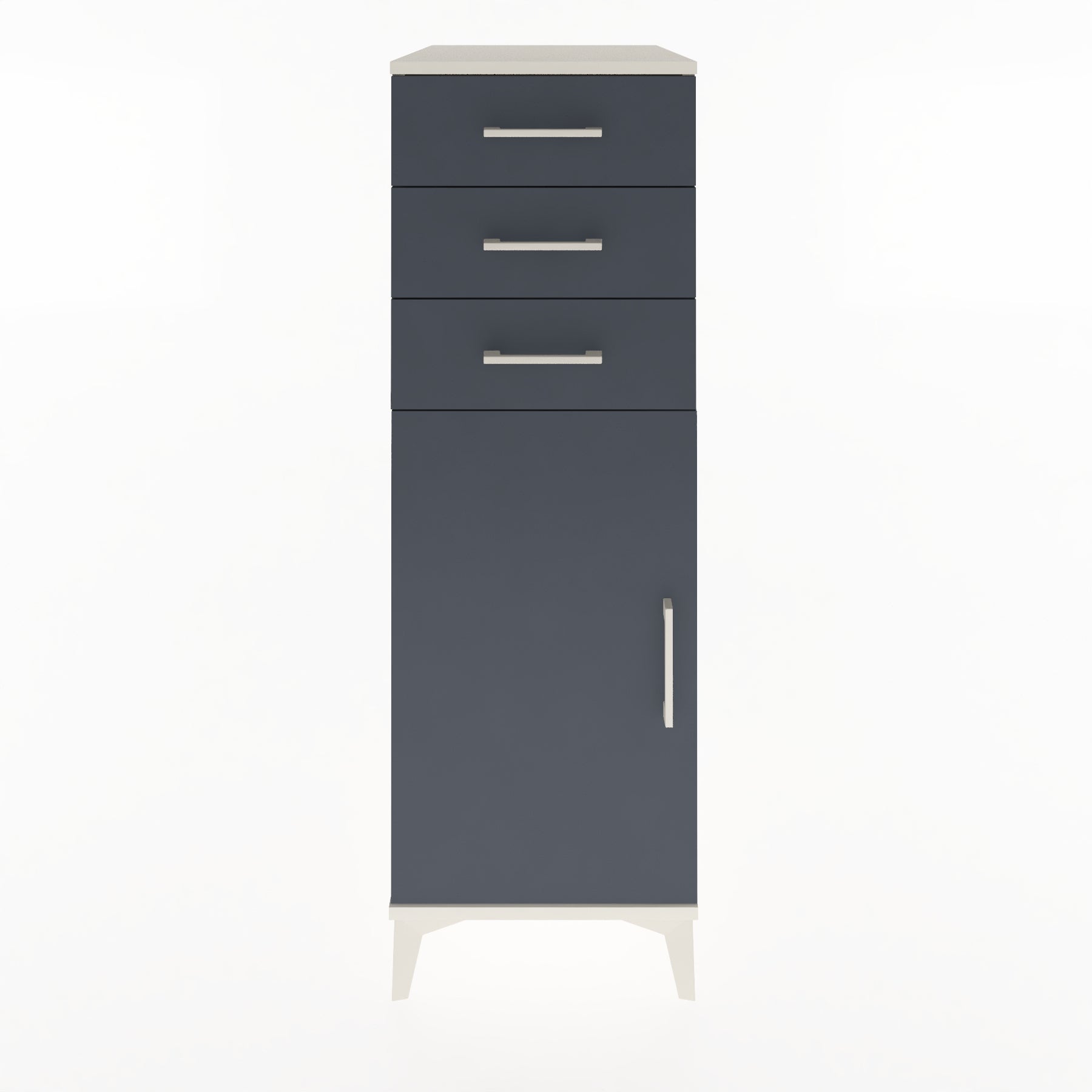 Woodntry Modular Cabinet Moonstone 44x59x122 cm with Doors and Drawers KC52-1