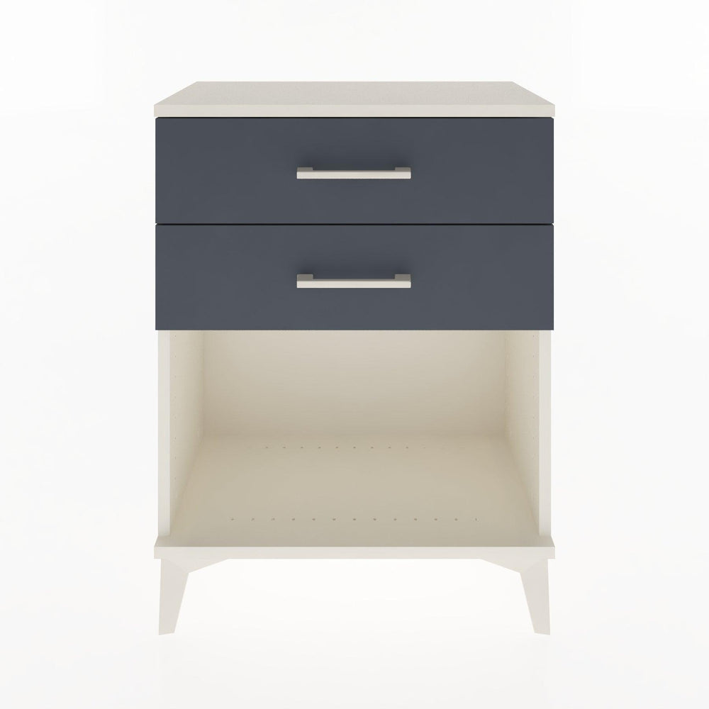 Woodntry Modüler Komodin Aytaşı 60x30x68 cm Çekmeceli ve Raflı CR2-1