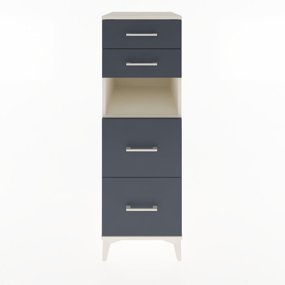 Woodntry Modüler Dolap Aytaşı 44x30x122 cm Çekmeceli ve Raflı CR102-1
