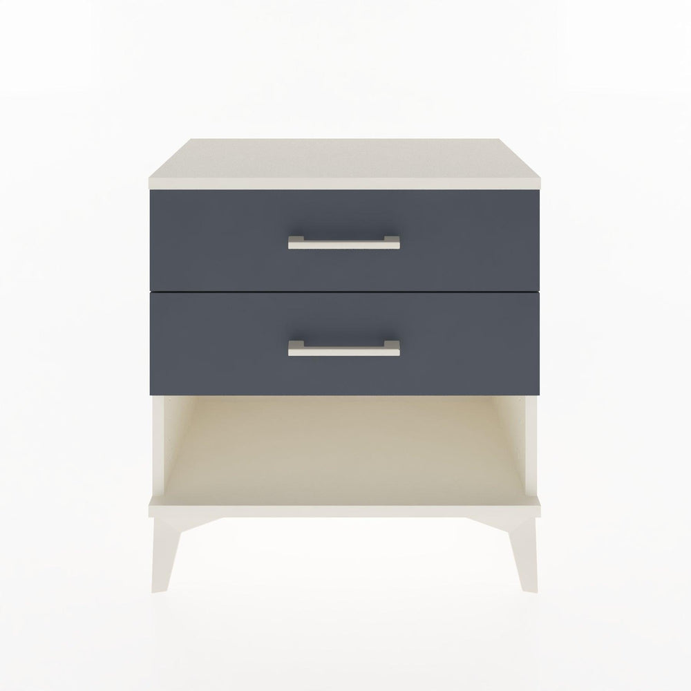 Woodntry Modular Nightstand Moonstone 60x30x52 cm with Drawer and Shelf CR2-1