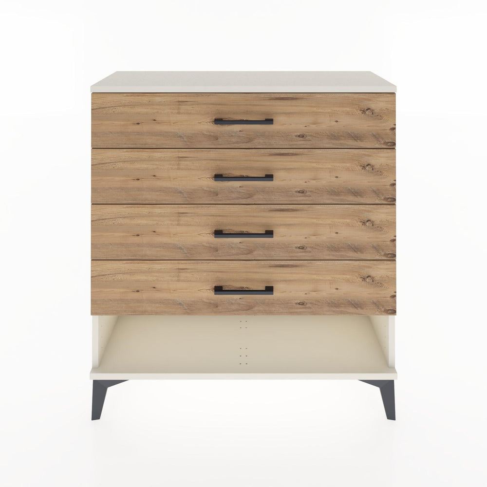 Woodntry Modular Dresser Moonstone 88x30x84 cm with Drawers and Shelves CR2-1
