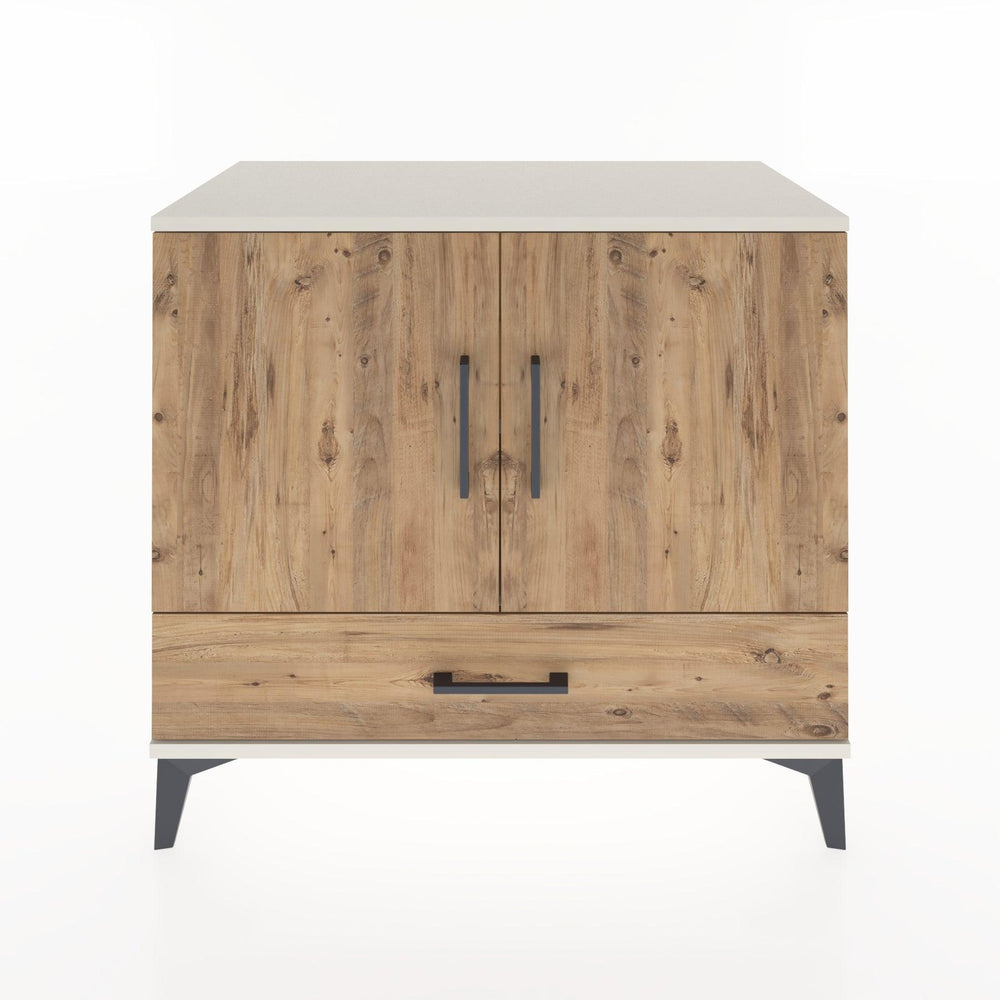 Woodntry Modüler Şifonyer Aytaşı 88x44x68 cm Kapaklı ve Çekmeceli KC2-1