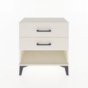 Woodntry Modular Nightstand Moonstone 60x30x52 cm with Drawer and Shelf CR2-1