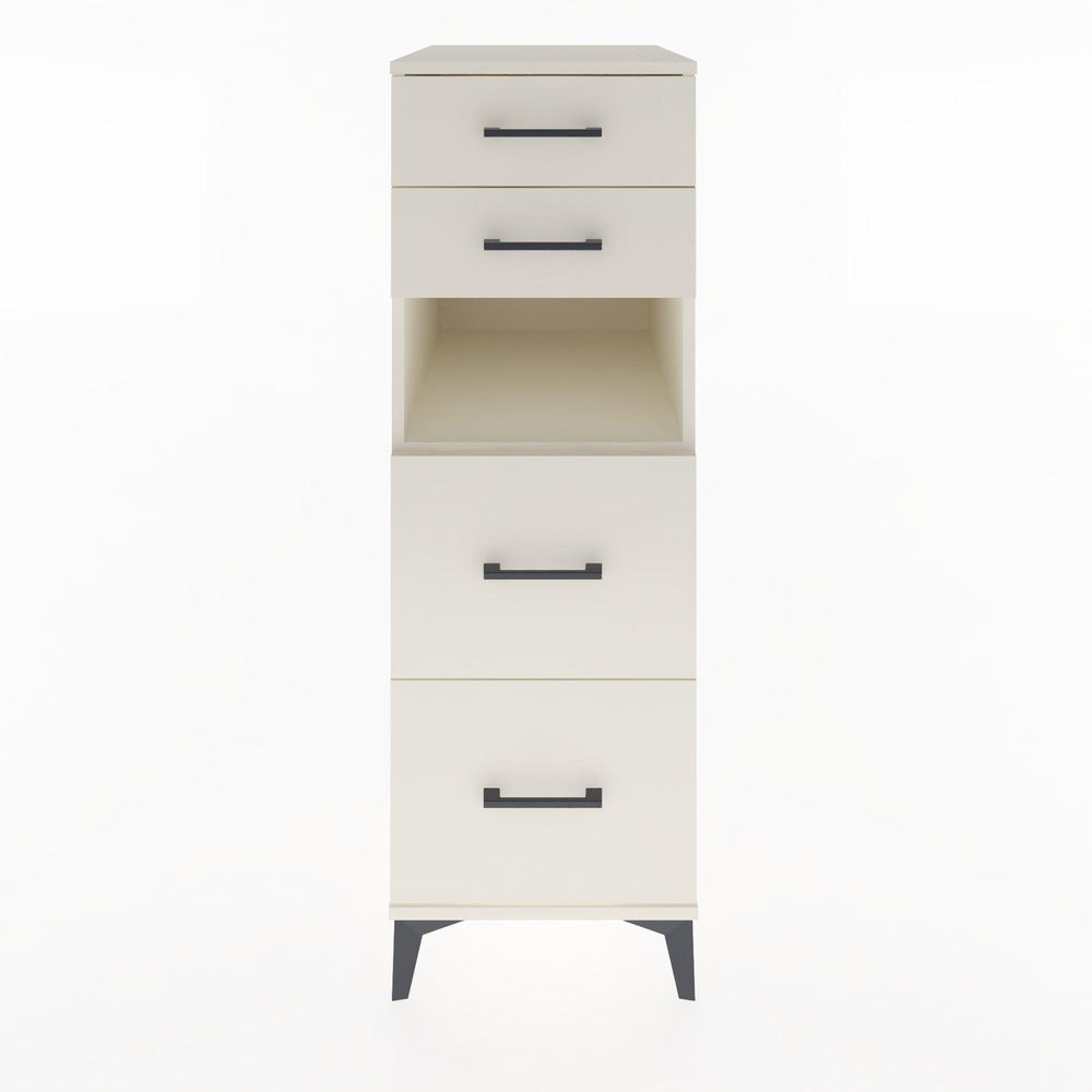 Woodntry Modüler Dolap Aytaşı 44x30x122 cm Çekmeceli ve Raflı CR102-1