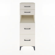 Woodntry Modular Cabinet Moonstone 44x30x122 cm with Drawers and Shelves CR102-1