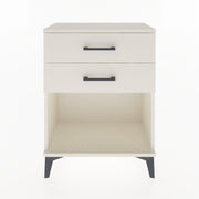 Woodntry Modular Nightstand Moonstone 60x30x68 cm with Drawer and Shelf CR2-1