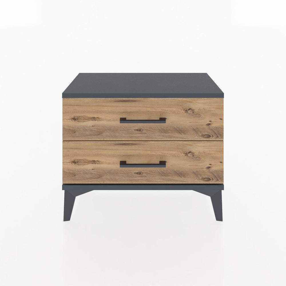 Woodntry Modular Nightstand Anthracite 60x30x36 cm Drawer C2-2