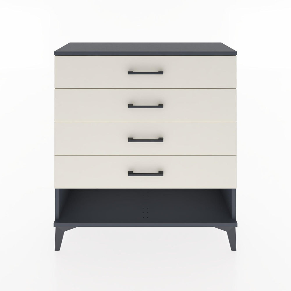 Woodntry Modular Dresser Anthracite 88x30x84 cm with Drawers and Shelves CR2-2