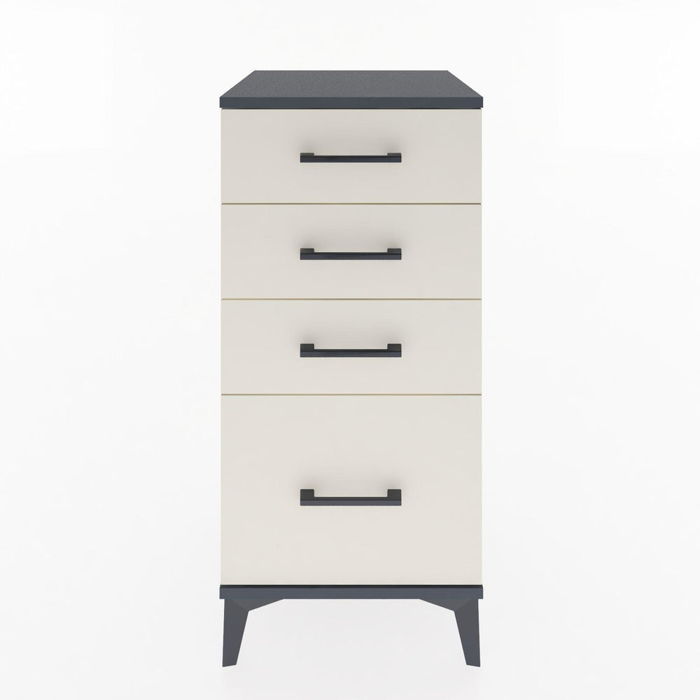 Woodntry Modular Nightstand Anthracite 44x44x84 cm Drawer C2-2