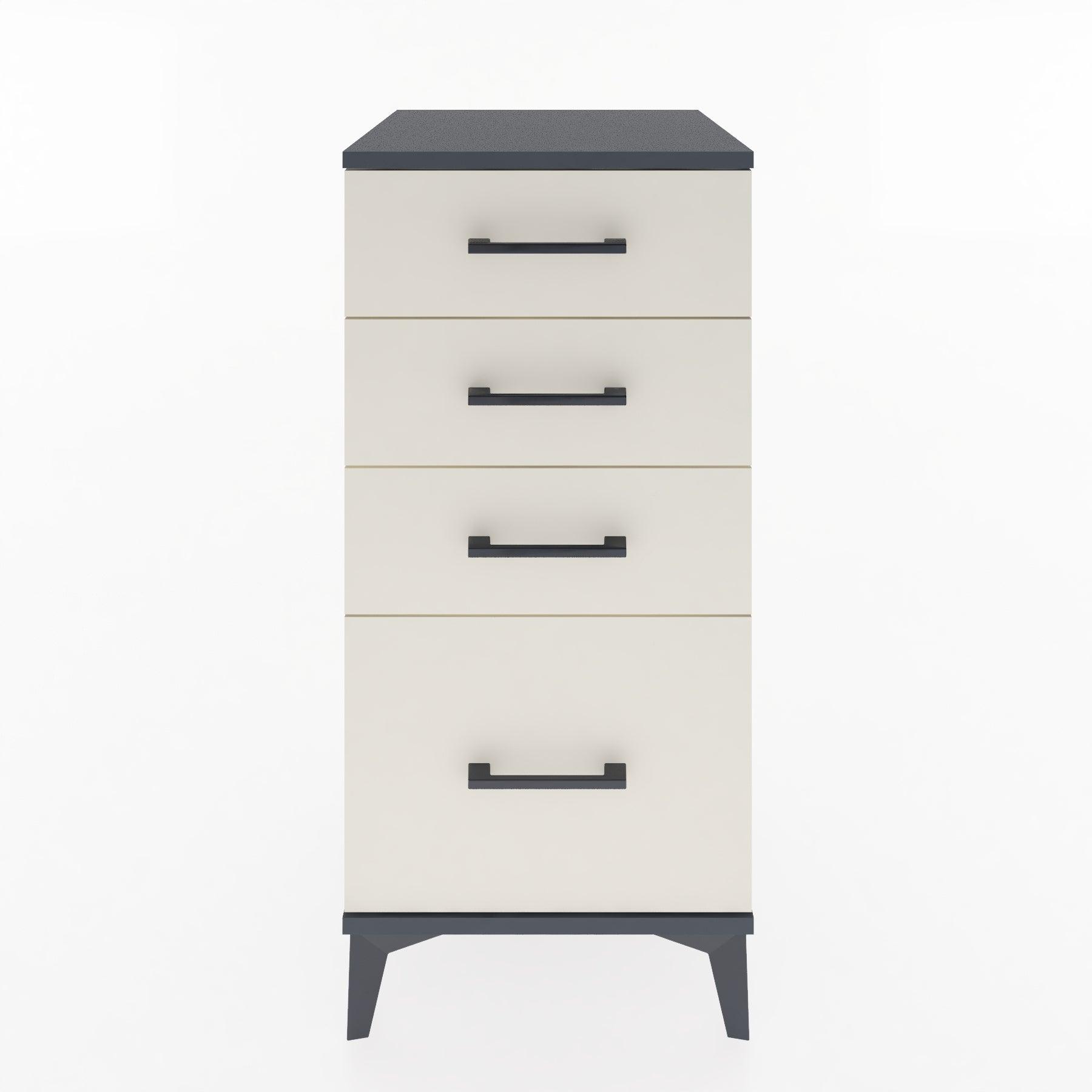 Woodntry Modular Nightstand Anthracite 44x44x84 cm Drawer C2-2