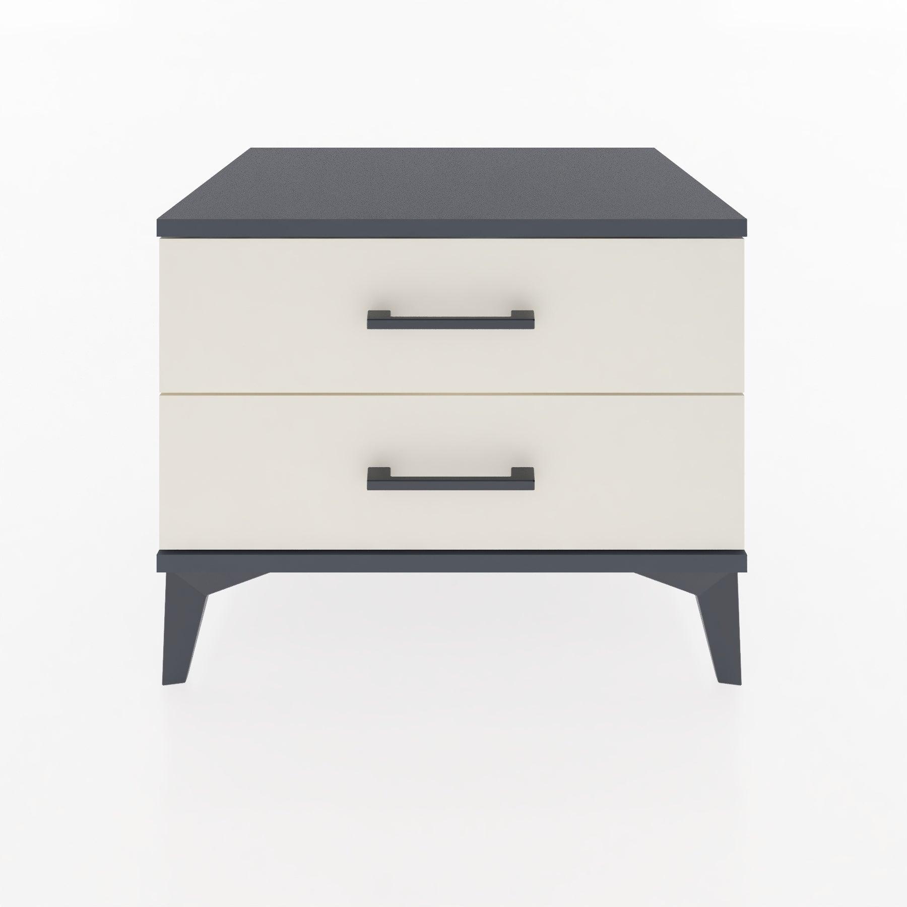 Woodntry Modular Nightstand Anthracite 60x44x68 cm Drawer C2-2