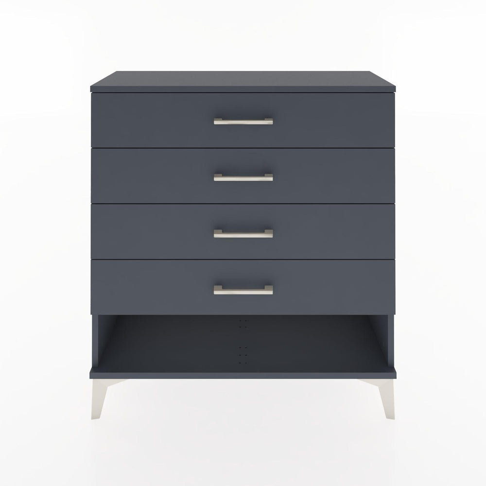 Woodntry Modular Dresser Anthracite 88x30x84 cm with Drawers and Shelves CR2-2