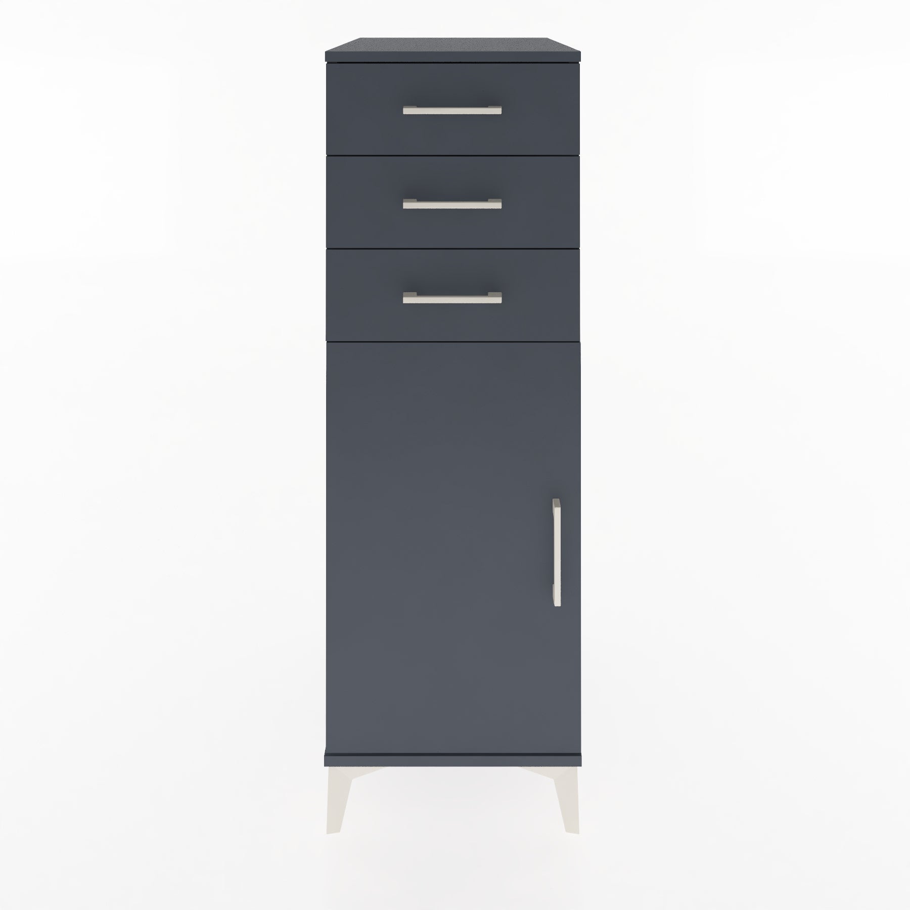 Woodntry Modular Cabinet Anthracite 44x59x122 cm with Doors and Drawers KC52-2