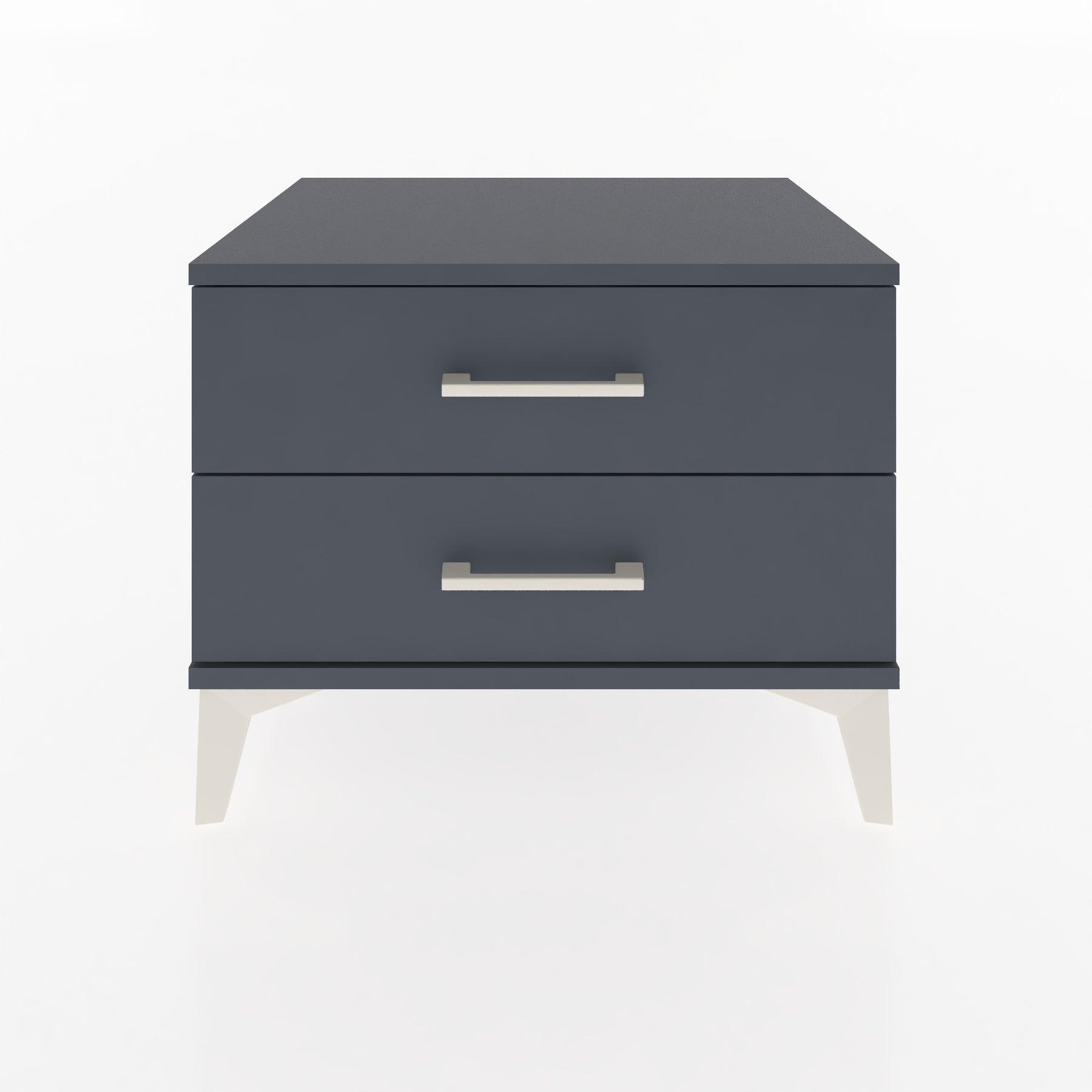 Woodntry Modular Nightstand Anthracite 60x44x68 cm Drawer C2-2