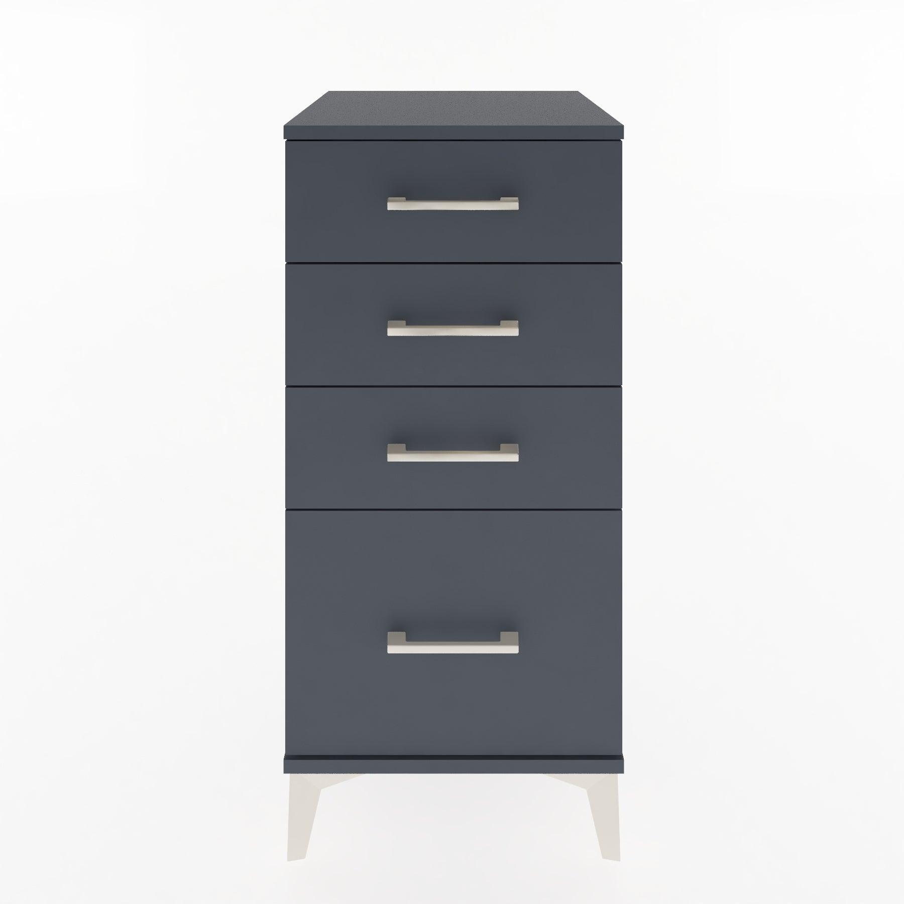Woodntry Modular Nightstand Anthracite 44x44x84 cm Drawer C2-2