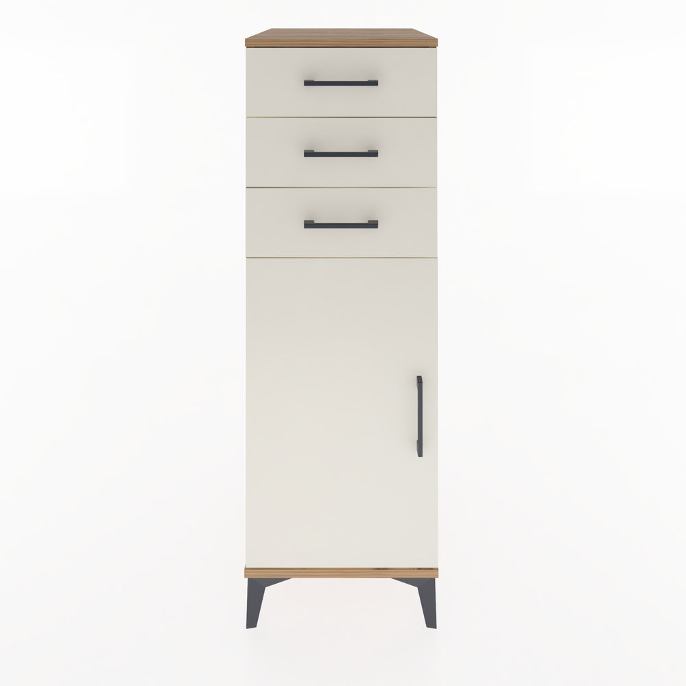 Woodntry Modular Cabinet Pine 44x59x122 cm with Doors and Drawers KC52-3