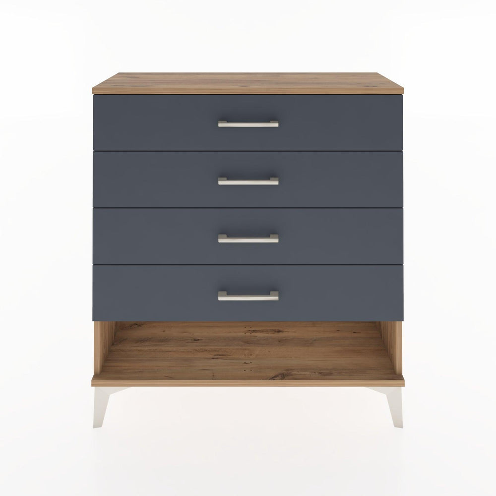 Woodntry Modular Dresser Pine 88x30x84 cm with Drawers and Shelves CR2-3