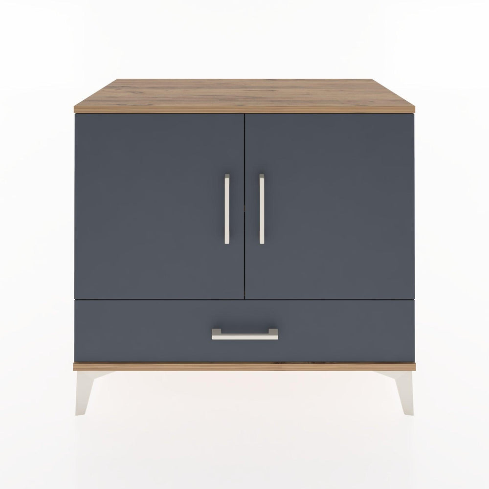 Woodntry Modüler Şifonyer Çam 88x44x68 cm Kapaklı ve Çekmeceli KC2-3