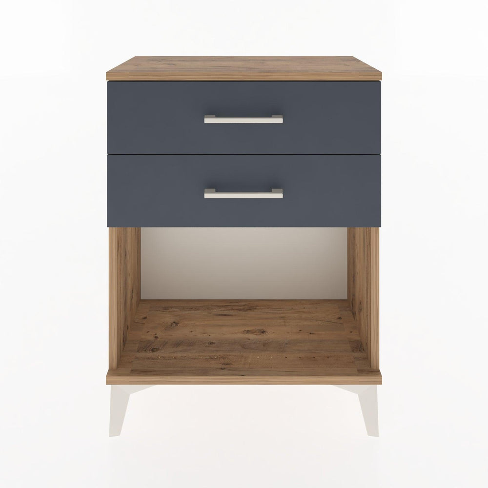 Woodntry Modüler Komodin Çam 60x30x68 cm Çekmeceli ve Raflı CR2-3