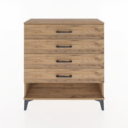 Woodntry Modular Dresser Pine 88x30x84 cm with Drawers and Shelves CR2-3
