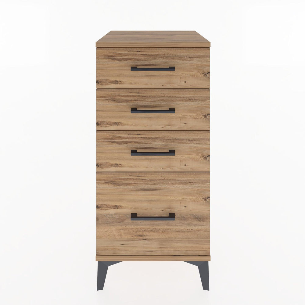 Woodntry Modular Nightstand Pine 44x44x84 cm Drawer C2-3