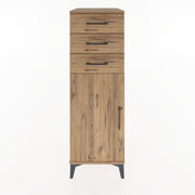 Woodntry Modular Cabinet Pine 44x30x122 cm with Doors and Drawers KC52-3